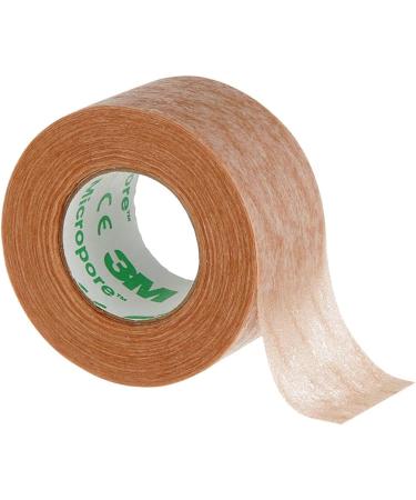 Buy Micropore Paper Tape - Tan 1" Wide - 2 Roll | Health & Beauty | Fast International Shipping - Buy Online on GoSupps.com