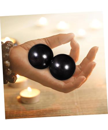Magiclulu 2-Piece Chinese Stress Balls - Reusable Wooden Massage Tool for Hand Therapy - Buy Online on GoSupps.com