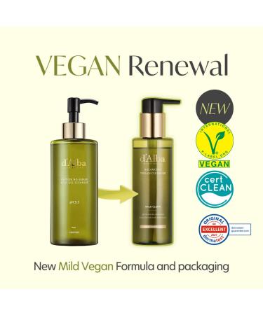 d'alba Piedmont White Truffle Mild Skin Balancing Vegan Cleanser and White Truffle Mild Skin Balancing Vegan Cream Bundle (200ml 55ml) - Buy Online on GoSupps.com