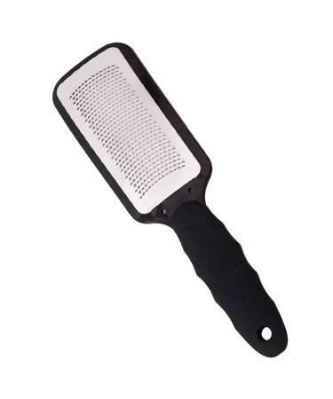 Hard Skin Remover Foot Files Foot Scraper Hard Skin Remover Stainless Steel Foot Callus Remover Foot Grater for Dead Skin Hard Skin Tough Skin Pedicure Professional Salon Home Use (Black)