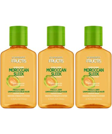Garnier Fructis Sleek & Shine Moroccan Sleek Oil Treatment 3.75 Fl. Oz 3 Count
