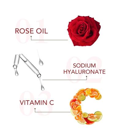 AILKE Brightening Skin Care Set Reduce Dark Spots Moisturizing Clean Skin With Vitamin C Sodium Hyaluronate Rose Oil Skin Radiant Kit For Women Men - Buy Online on GoSupps.com
