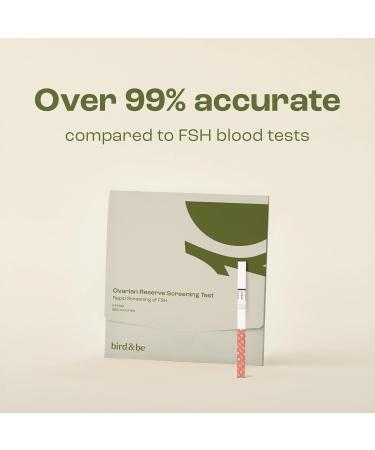 Bird&Be Ovarian Reserve Screening Test - 6 FSH Urine Strips | FSA-Eligible | International Shipping Available - Buy Online on GoSupps.com