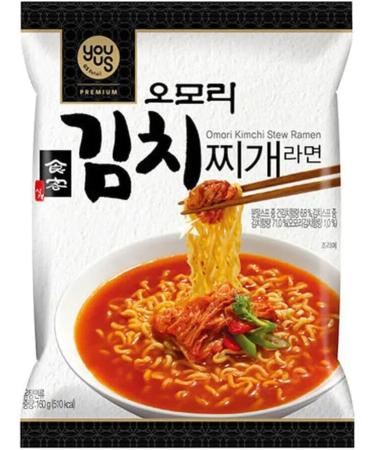 GS Retail Omori Kimchi Stew Ramyun Korean Hot Spicy Noodles Ramen 160g (Pack Of 4) - Buy Online on GoSupps.com