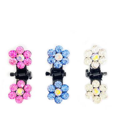 30 Pieces Rhinestone Hair Clips for Girls | Sparkly Small Hair Clips for Everyday Styling - Buy Online on GoSupps.com