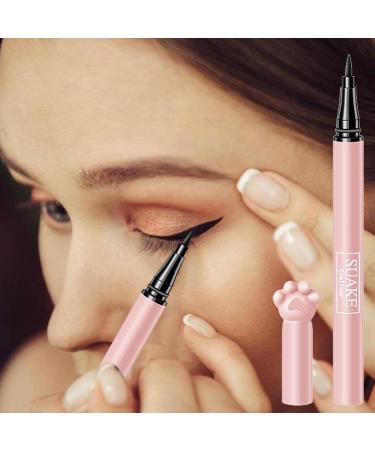  Sloane Liquid Eyeliner - Pink Cat Paw Shaped Liquid Eyeliner - Quick-Drying Black Eyeliner - Eye Enhancer Eyeliner - Waterproof Eyeliner - Buy Online on GoSupps.com