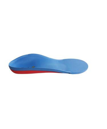 Simply BONZ Total Support Full Length EVA Insoles Large Men's 10-12 Women's 11-13 Blue Top/Red Heel