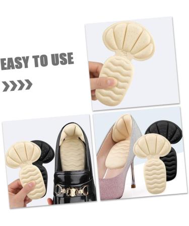 4 Pairs Silicone Heel Pads - Wear-Resistant Anti-Slip Inserts for Women s High Heels | Comfortable Heel Protectors & Gel Liners - Buy Online on GoSupps.com