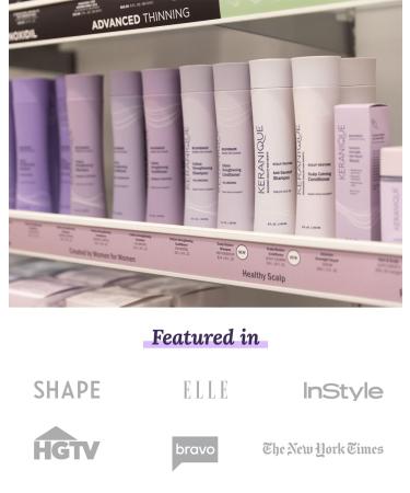 Keranique Shampoo & Conditioner Set for Damaged Hair | Anti-Breakage Keratin Deep Conditioning for Thinning & Colored Hair - Buy Online on GoSupps.com