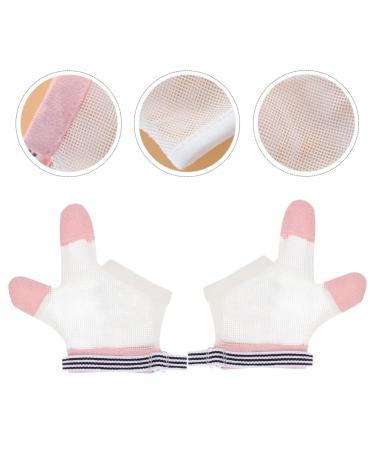 FOMIYES Baby Mittens Finger Gloves - Stop Thumb Sucking, Breathable Mesh, Anti-Scratch, Nail Kit - 1 Pair - Buy Online on GoSupps.com