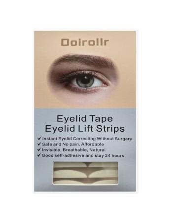 Eyelid Tapes 288pcs x 5MM Self-adhesive easy to apply make-up after eye charm on. Breathable waterproof naturally 48h stay for all skin colours great make up tool 288pcsx5mm One-sided sticky BF