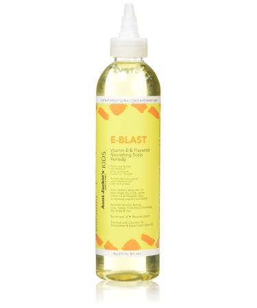 Aunt Jackie's Kids E-Blast Daily Oil for Dry Scalp Vitamin E and Flaxseed Nourishing Scalp Remedy for Naturally Curly Coily and Wavy Hair 8 oz