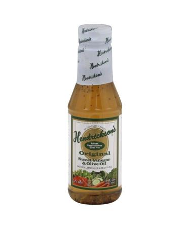 Hendrickson's, Inc Dressing, Fat Free,Sweet Vinegar and Olive Oil, 16-Ounce (Pack of 6) 16 Fl Oz (Pack of 6)