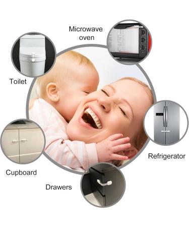 Jingling Child Safety Belt Locks - Self-Adhesive Cupboard & Fridge Drawer Locks for Ultimate Child Safety - Buy Online on GoSupps.com