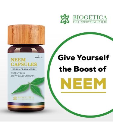 Biogetica Neem Tablets 100% Natural Vegan Promote Immunity Healthy Skin Non-GMO Ayurvedic 80 Tablet - Pack of 6 - Buy Online on GoSupps.com