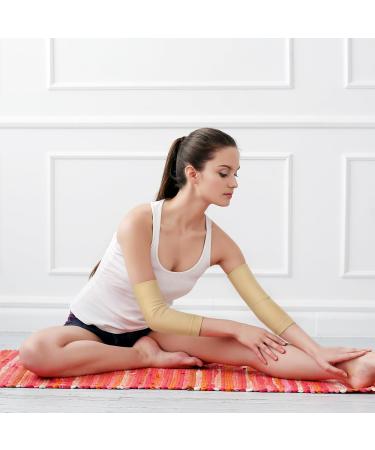 NOLITOY Elbow Compression Sleeve - 3 Pairs Arm Brace Guard for Athletes | Sports & Gym Elbow Protectors for Basketball Tennis Football Volleyball Elderly - Buy Online on GoSupps.com