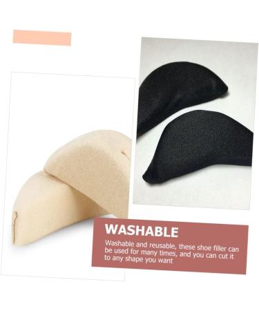 24 Pairs Sponge Toe Plug Shoe Filler Insoles | Women's Loafer & Boot Heel Pads | Perfect Shoe Inserts for Oversized Footwear - Buy Online on GoSupps.com