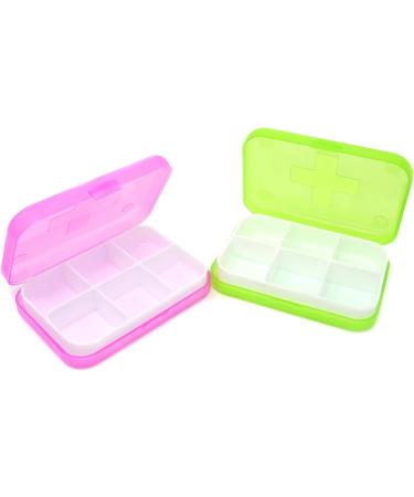 Honbay 4PCS Waterproof Pill Organizer Box - 6 Compartments for Daily & Travel Use - International Shipping Available - Buy Online on GoSupps.com