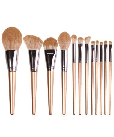 12-Piece Makeup Brush Set - Loose Powder Blush & Nose Shadow Brushes | High-Quality Beauty Tools for Flawless Application - Buy Online on GoSupps.com