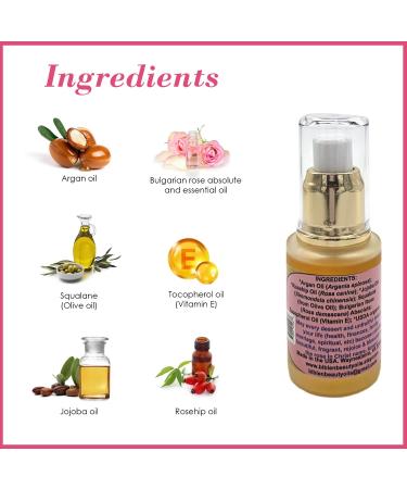 Buy Isaiah 35:1 Rose Face Oil - Organic Squalane & Rosehip Oil for Radiant Skin - Hydrating Facial Serum (1 Fl Oz) - International Shipping Available - Buy Online on GoSupps.com