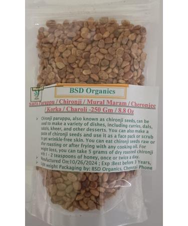 BSD Organics Sara Paruppu/Chironji/Mural Maram/Cheronjee/Korka/Charoli - 50/8.8 Oz
