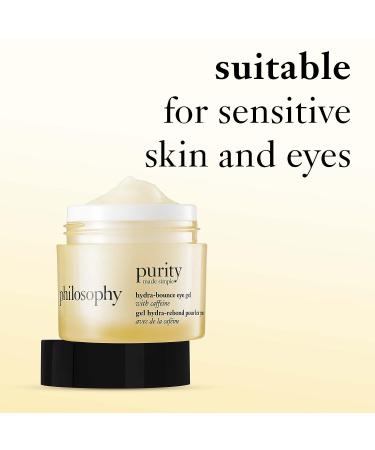 philosophy purity made simple Eye Gel 0.5 Fl Oz - Hydrating Eye Treatment - Buy Online on GoSupps.com
