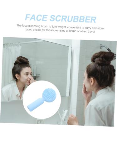 MAGICLULU Silicone Face Brush Exfoliating Brush Skincare Brush Facial Scrubber Face Scrubbers Face Brush Exfoliator Face Scrubber Silicone Face Exfoliator Silicone Scrubber Facial Brush 11x5cm Sky-blue - Buy Online on GoSupps.com