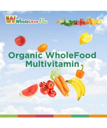 NOTO WholeLove Plus Women's Organic Whole Food Multivitamin 60 Tables Health Supplements for Immune Support Vitamin Vegan - Buy Online on GoSupps.com
