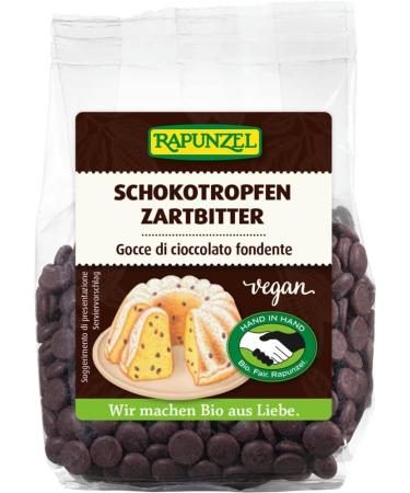 Rapunzel Organic Chocolate Drops Zartbitter HIH (2 x 100 g) - Buy Online on GoSupps.com
