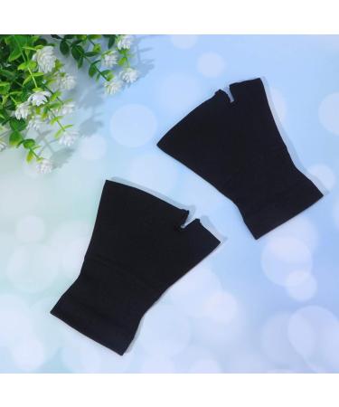 Exceart 2 Pairs Wrist Cuff Gloves - Sports Wrist Support | Nylon Spandex Compression & Thermal Warm Gloves for Tennis - Buy Online on GoSupps.com