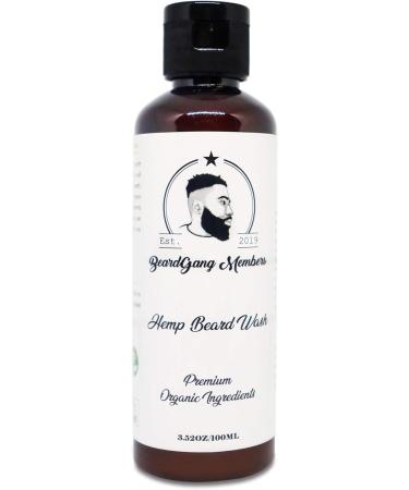 Hemp Beard Wash by BeardGang Members | Premium Hemp & Argan Oil Formula | Sulphate-Free Beard Grooming Solution - Buy Online on GoSupps.com