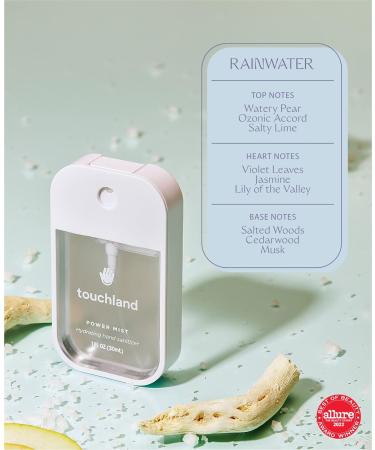 Touchland Power Mist Hand Sanitizer Spray Dye-Free 3-Pack (Rainwater Beach Coco) 1 Fl Oz - 500 Sprays - Set of 3 - Buy Online on GoSupps.com