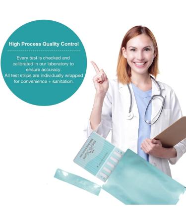 EasyHome 6 Panel Instant Drug Test Kits - THC AMP BZO COC OPI 2000 MET/mAMP - 5 Pack - Buy Online on GoSupps.com