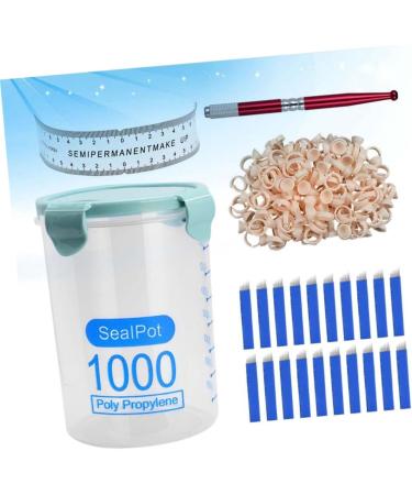 Beavorty Kit Red Ruler Microblading Pen Eyebrow with Storage Embroidery Ring Cup Pot 1 count (Pack of 1) Red - Buy Online on GoSupps.com