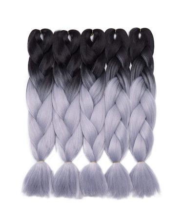 Buy Braids Extensions - Colorful Synthetic Kanekalon Hair | 5pcs 60cm | International Shipping - Buy Online on GoSupps.com