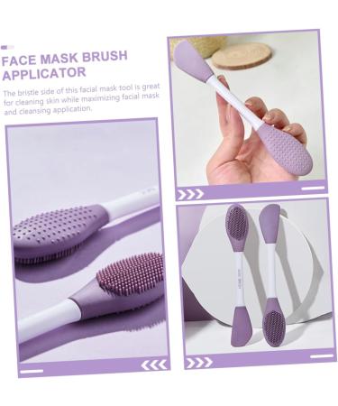 minkissy Facial Scrubber Double-headed Silicone Brush Cleansing and Applying Mud Beauty Salon Special Brush Smear Tool Tools Silicone Wash Scrubber Cleaning Scrubber Silica Gel The - Buy Online on GoSupps.com