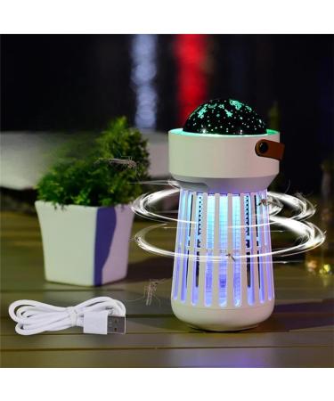 Buzz Buster - 360 Indoor & Outdoor Protection Buzz Buster Mosquito Zapper Portable 3 in 1 Cordless Mosquito Lamp Rechargeable BuzzBuster with Music Box & Projector Lamp for Camping (Lighthouse) - Buy Online on GoSupps.com