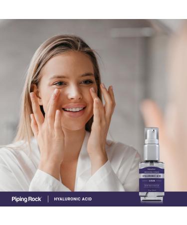 Piping Rock Hyaluronic Acid Serum for Face - Moisturizing & Cruelty-Free | 1 fl oz | International Shipping Available - Buy Online on GoSupps.com