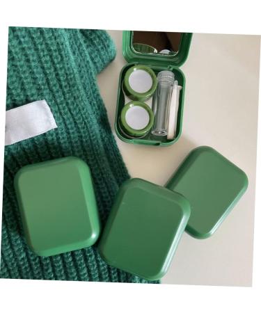 JECOMPRIS Contact Lens Case Set - Travel-Friendly Lens Holder with Mirror Organizer & Protective Container for Eye Care - Buy Online on GoSupps.com