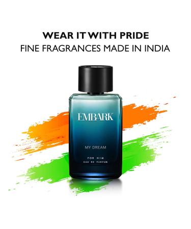 EMBARK My Dream for Him Perfume for Men - 100ml | Premium Eau de Parfum | Woody and Marine Fragrance Liquid - Buy Online on GoSupps.com