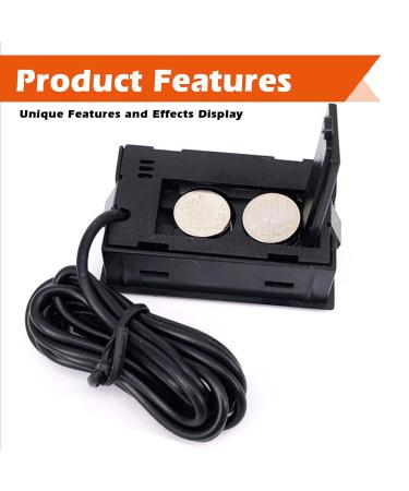 Sporway Digital 4-Part Aquarium Thermometer - Mini Waterproof Probe with 5m Temperature Sensor for Accurate Aquarium Monitoring - Buy Online on GoSupps.com