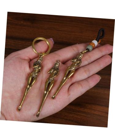 STOBAZA 3pcs Brass Ear Pick Auto Tools Ears Cleaner Keychain Set - Buy Online on GoSupps.com