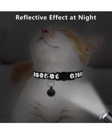 Personalized LaReine Cat Collar 2 Pack - Reflective Breakaway Kitten Collar with Name Tag, Bell, and Phone Number - Adjustable Size for Girls & Boys - Buy Online on GoSupps.com
