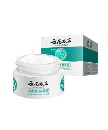 KnjoFly Japanese Melasma Cream Dr Hancy White Spot Cream Hancy Yunnan Herbal Whitening and Freckle-Removing Cream Whitens and Reduces Dark Spots for All Type Skin (1 Pcs)