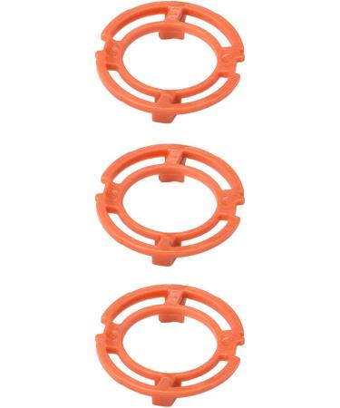 Haofy 3PCS Razor Retaining Ring Set - Orange Blade Retaining Rings for Norelco Series 7000 & 9000 RQ12 - International Shipping Available - Buy Online on GoSupps.com