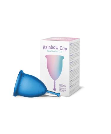 Rainbowcup menstrual cup made in Italy made of medical silicone choose tonic size and color from 2 soft taglia 2 turquoise - Buy Online on GoSupps.com