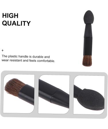 Baluue 10pcs Double Ended Eye Shadow Stick Eyeshadow Sponge Makeup Applicator Beauty Sponges Plastic Black - Buy Online on GoSupps.com