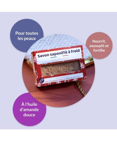 LAMAZUNA - Zero-Waste Box - The Ritual - Poplar wood box: Natural exfoliating pebble + Solid pink cocoa butter + Cold saponified soap Gentle Care - Buy Online on GoSupps.com