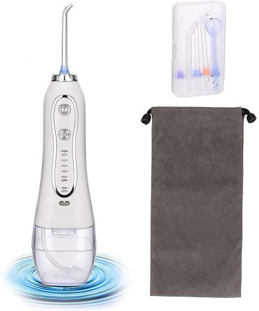 Rechargeable Cordless Water Dental Flosser - Portable Teeth Cleaner with USB Cable | Space-Saving Design for Easy Cleaning - Buy Online on GoSupps.com
