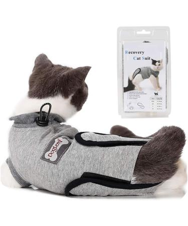Yuhtech Cat Recovery Suit - Post-Surgery Catwear for Comfort & Rehabilitation (M - 40-45cm) | International Shipping - Buy Online on GoSupps.com